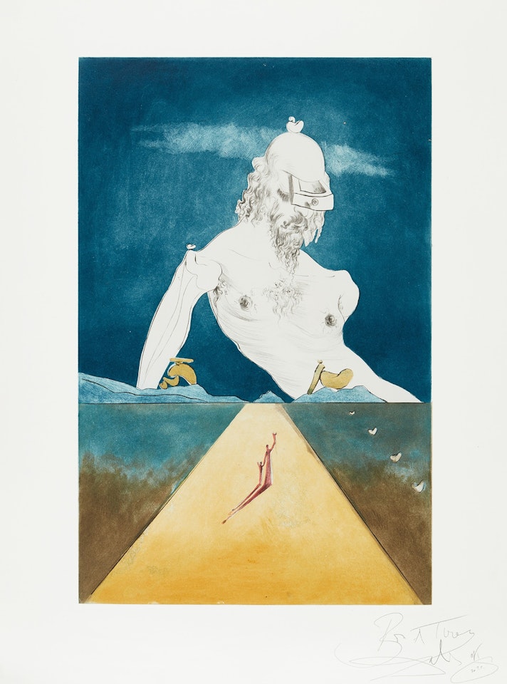 Le Colosse (The Colossus), for Aurélia (see M. & L. 565) by Salvador Dali