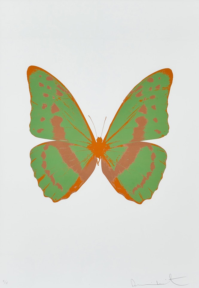 The Souls – Green / Oriental Gold  by Damien Hirst