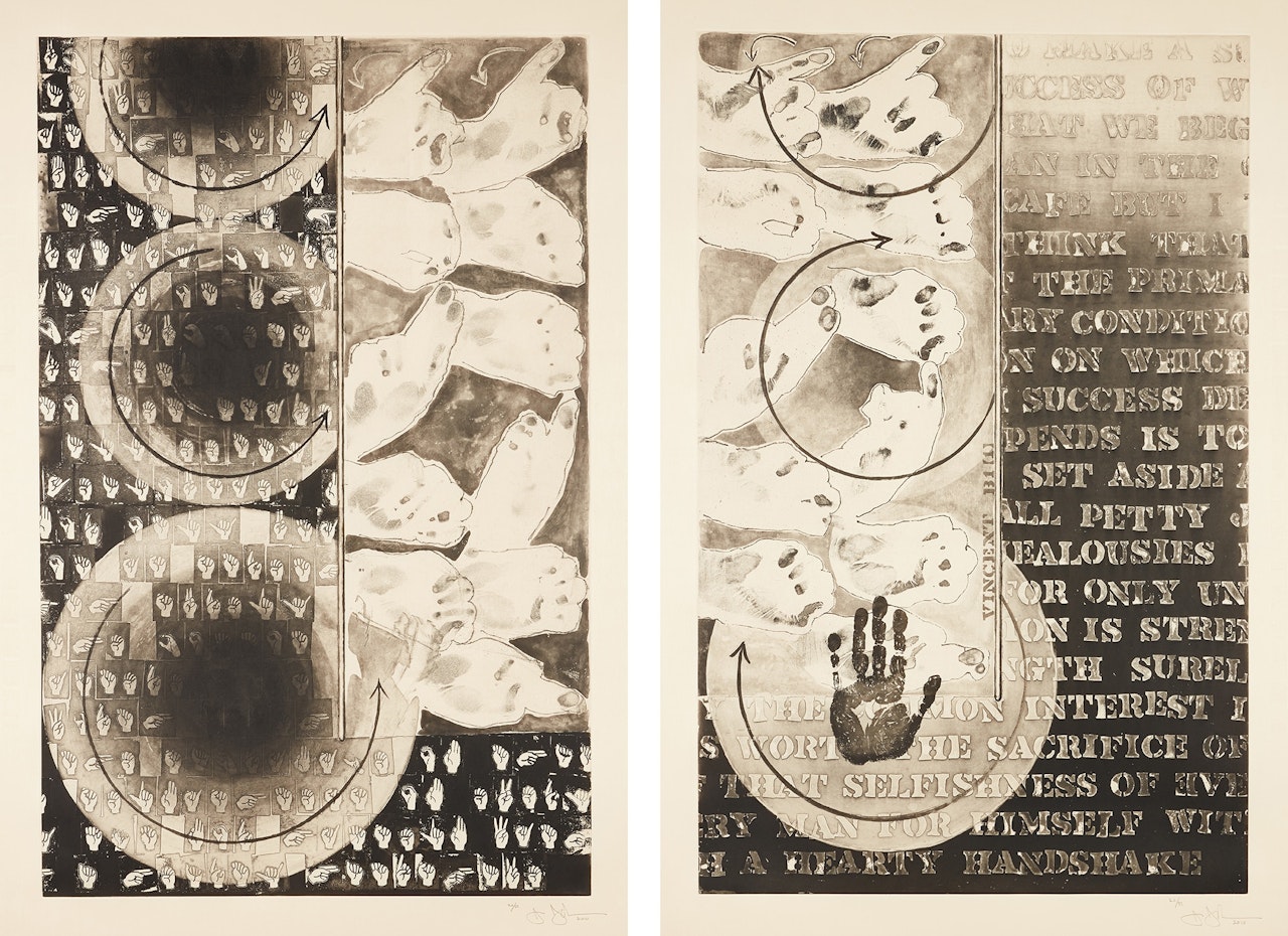 Fragment of A Letter by Jasper Johns
