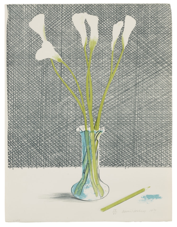 Lillies by David Hockney