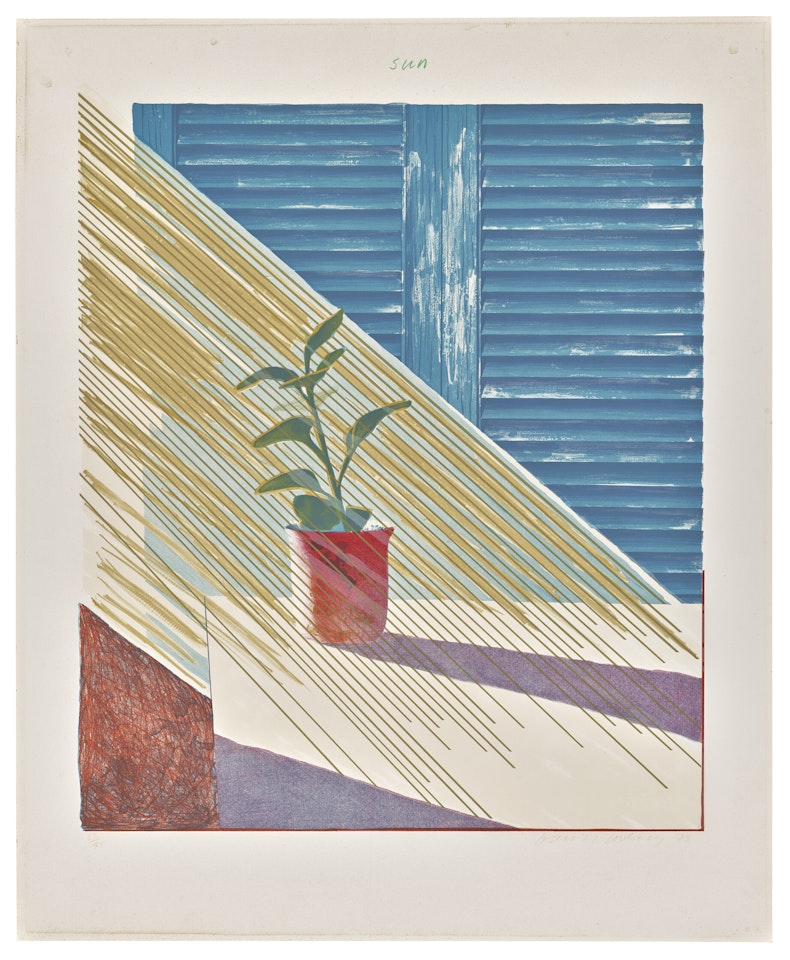 The Sun, from: Weather Series by David Hockney