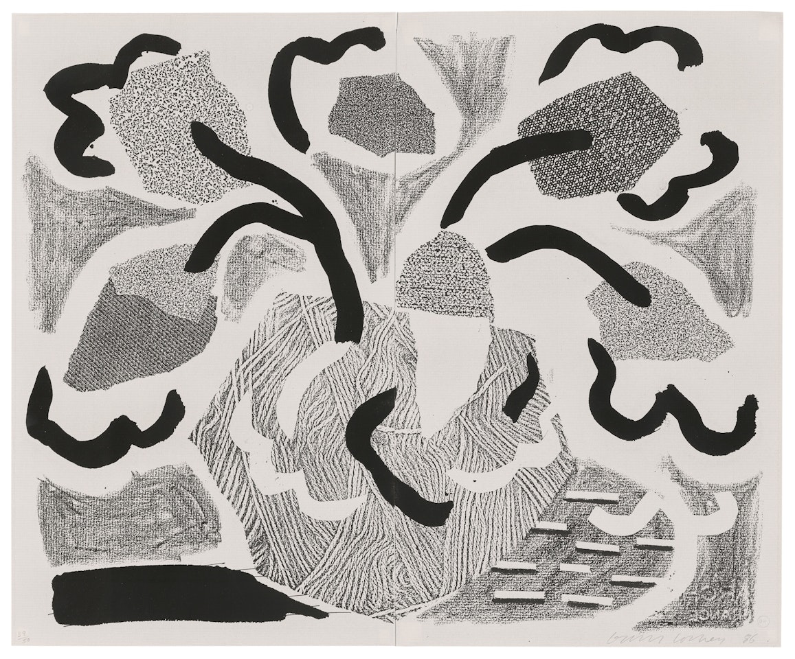 Grey Blooms by David Hockney
