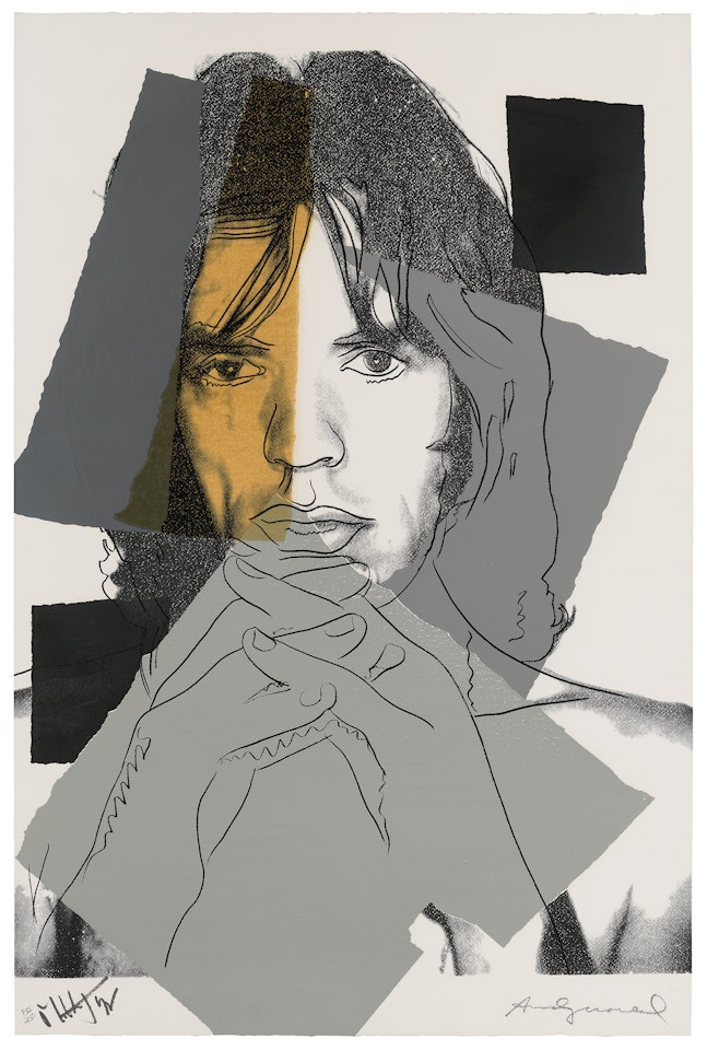 Mick Jagger by Andy Warhol