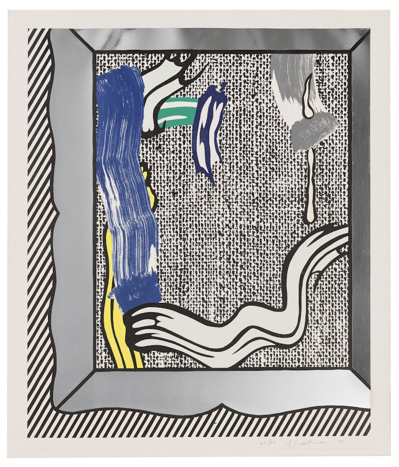 Painting on Canvas, from: Painting Series by Roy Lichtenstein