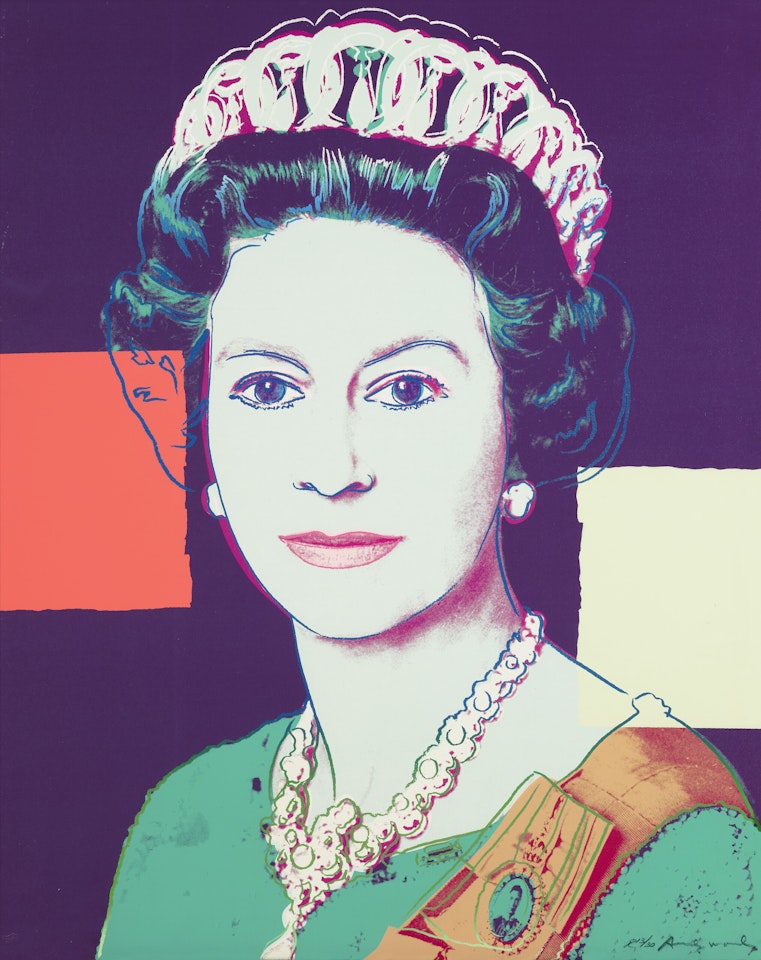 Queen Elizabeth II, from: Reigning Queens (Royal Edition) by Andy Warhol