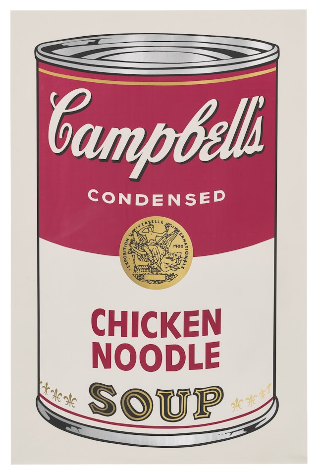 Chicken Noodle Soup, from: Campbell's Soup I by Andy Warhol