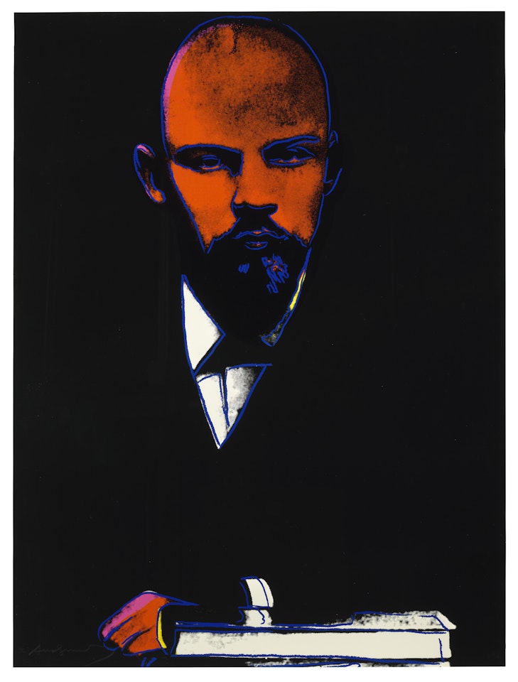 Black Lenin by Andy Warhol