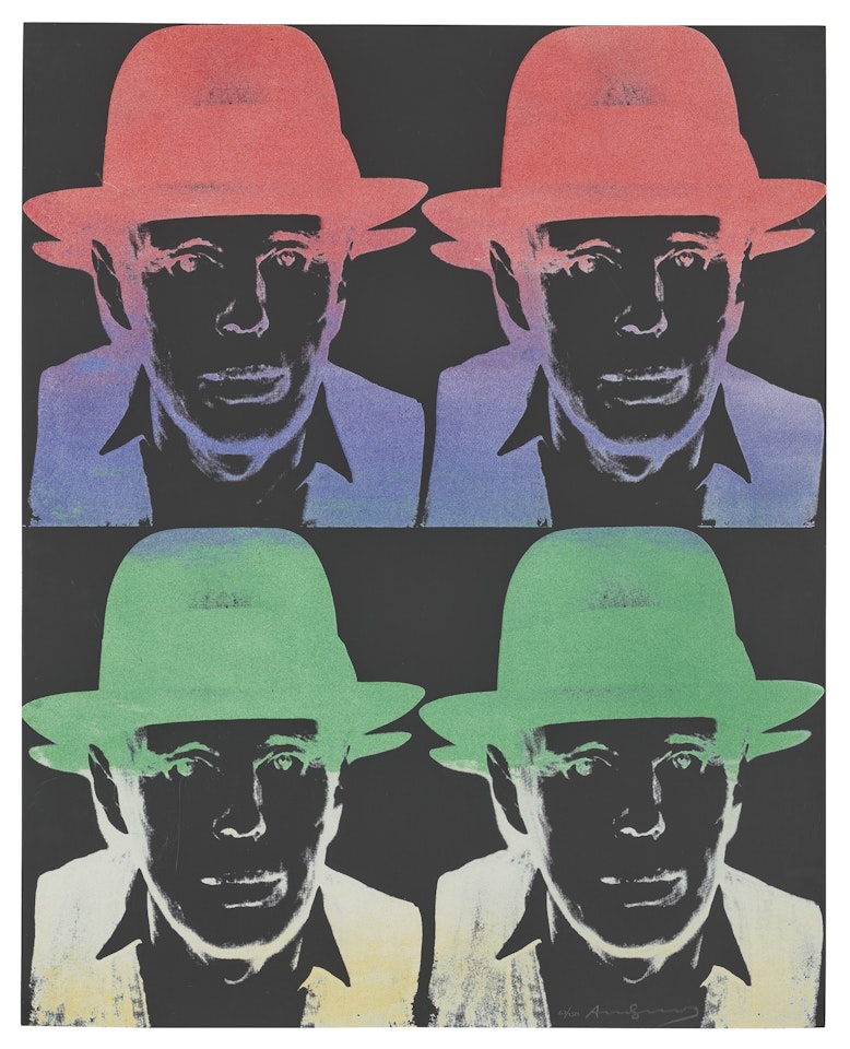 Joseph Beuys: state II by Andy Warhol