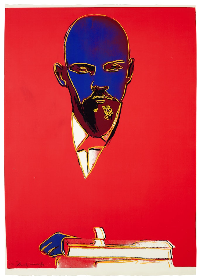 Red Lenin by Andy Warhol