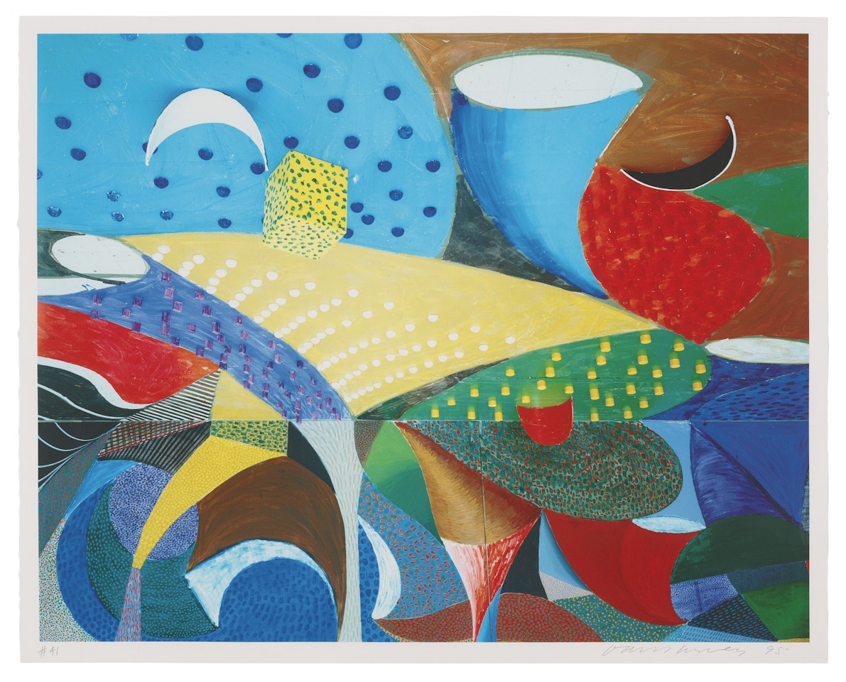 Fourth Detail, Snails Space, March 25th by David Hockney