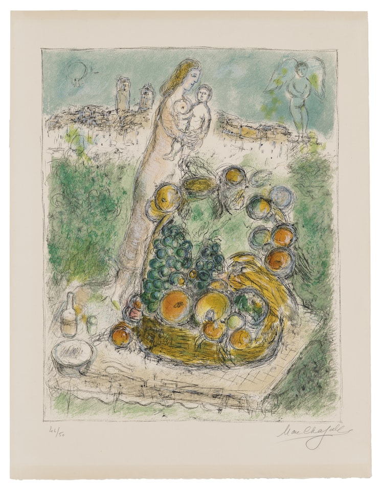 La Grande Corbeille by Marc Chagall
