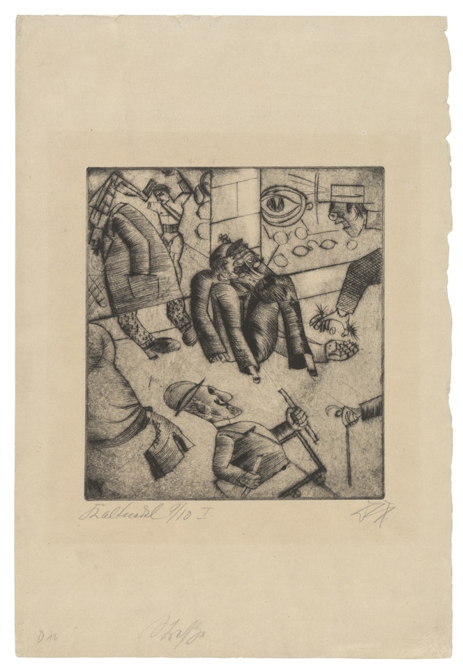 Strasse, from: Radierwerk I by Otto Dix