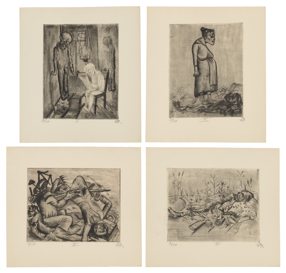 Tod und Auferstehung by Otto Dix