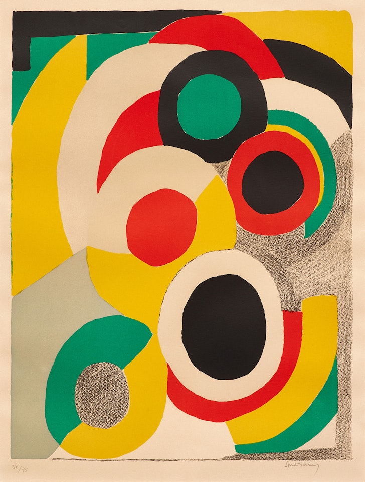 Ballons jaunes (Yellow Balloons) by Sonia Delaunay