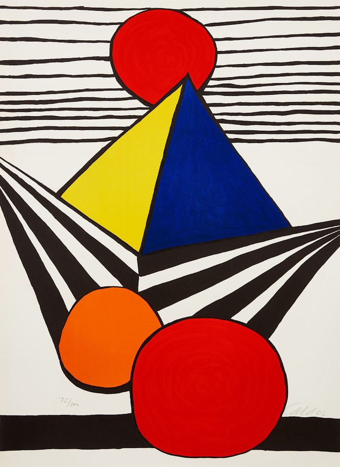 La Mémoire élémentaire (Elementary Memory): plate 11 by Alexander Calder