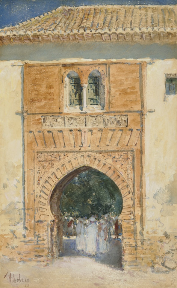 Gate of the Alhambra by Childe Hassam