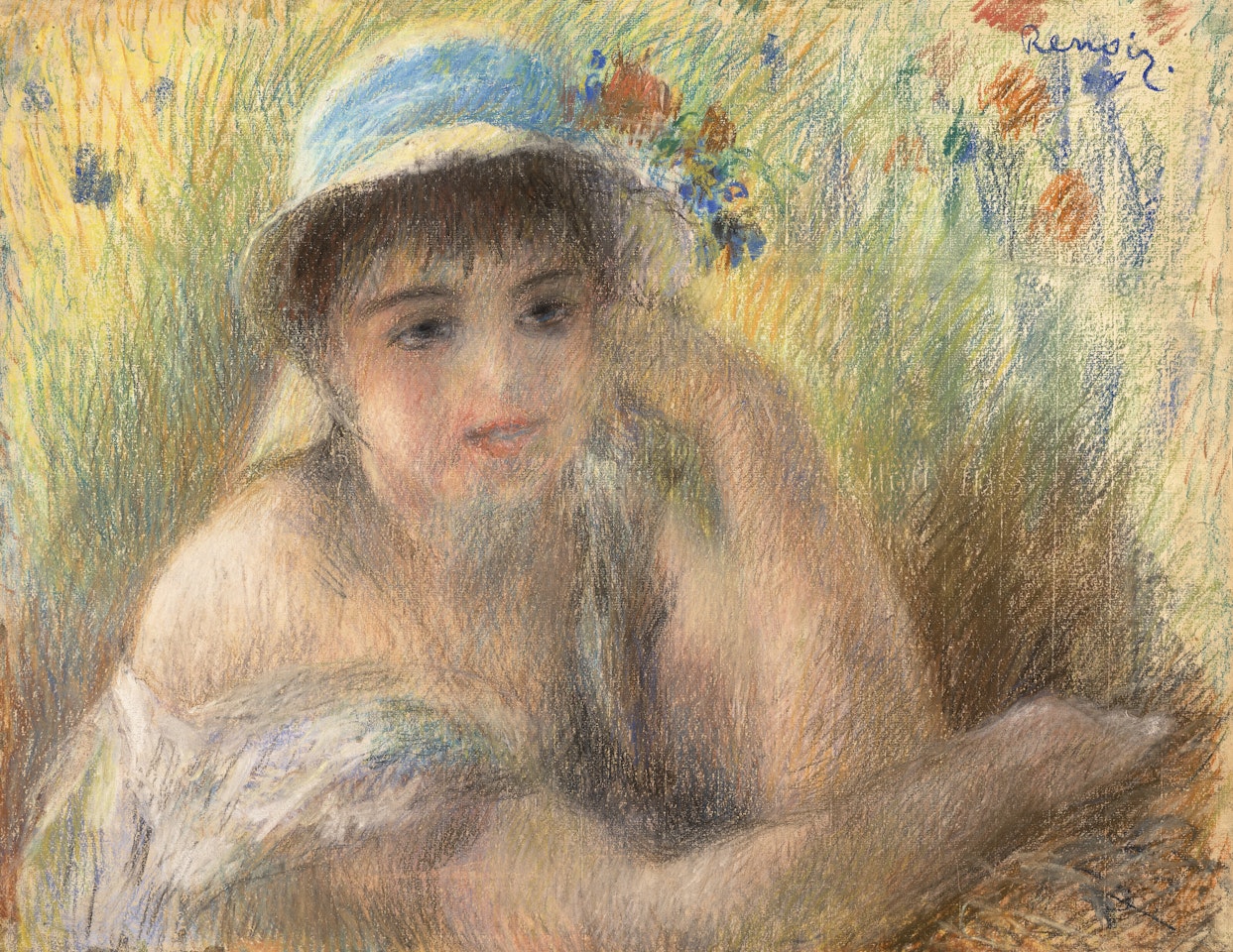 Jeune fille (L'Eté) by Pierre-Auguste Renoir