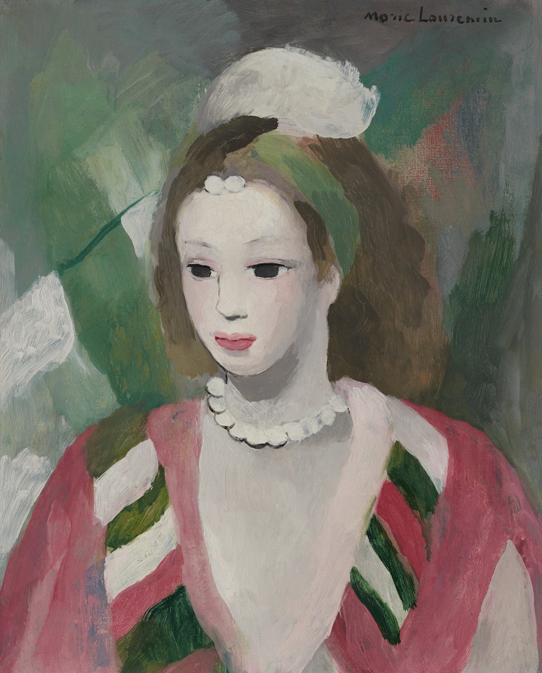 Femme aux perles by Marie Laurencin