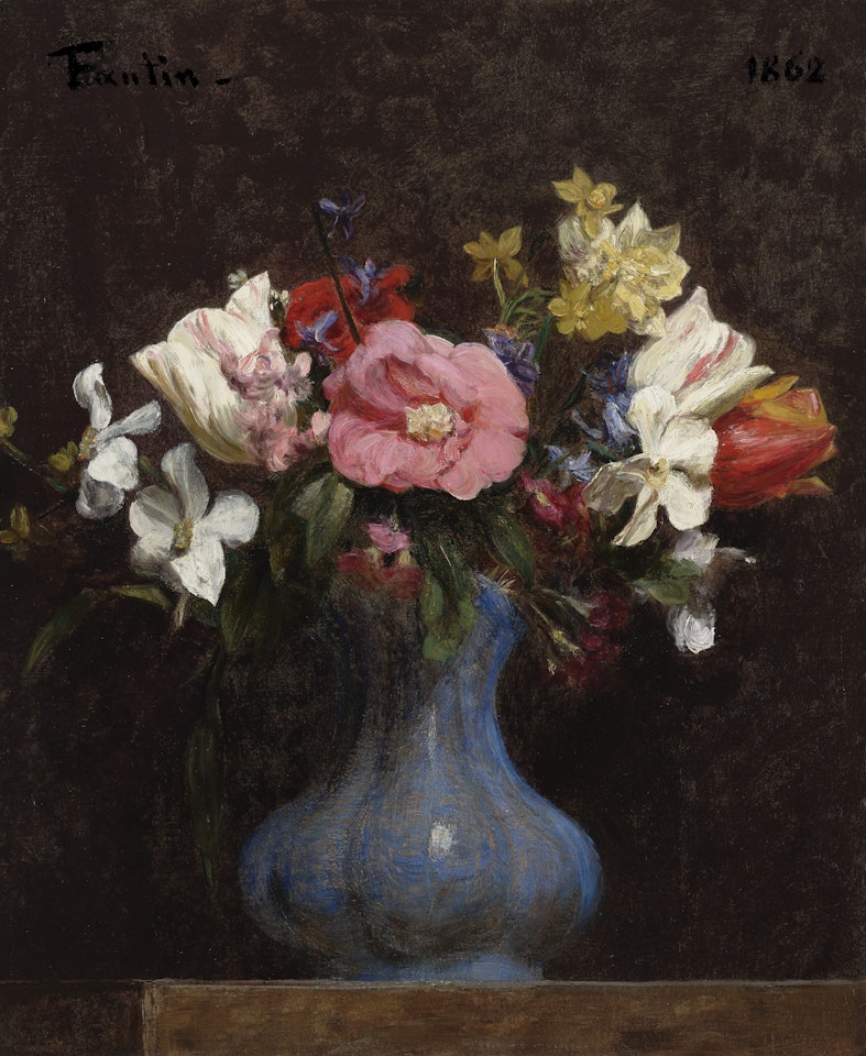 Fleurs, camélias et tulipes by Henri Fantin-Latour
