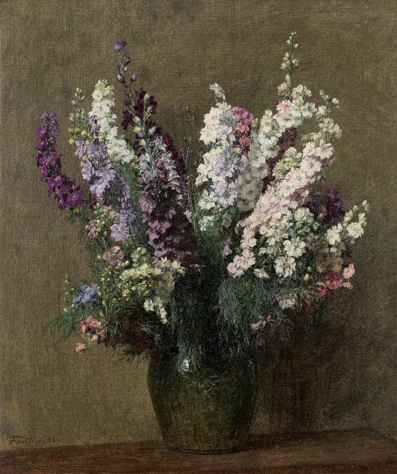 Pieds d'alouette by Henri Fantin-Latour