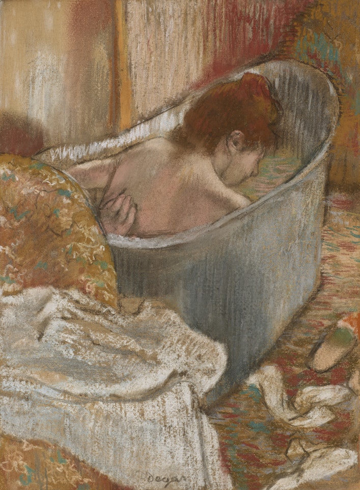 Le Bain (Femme dans sa baignoire) by Edgar Degas
