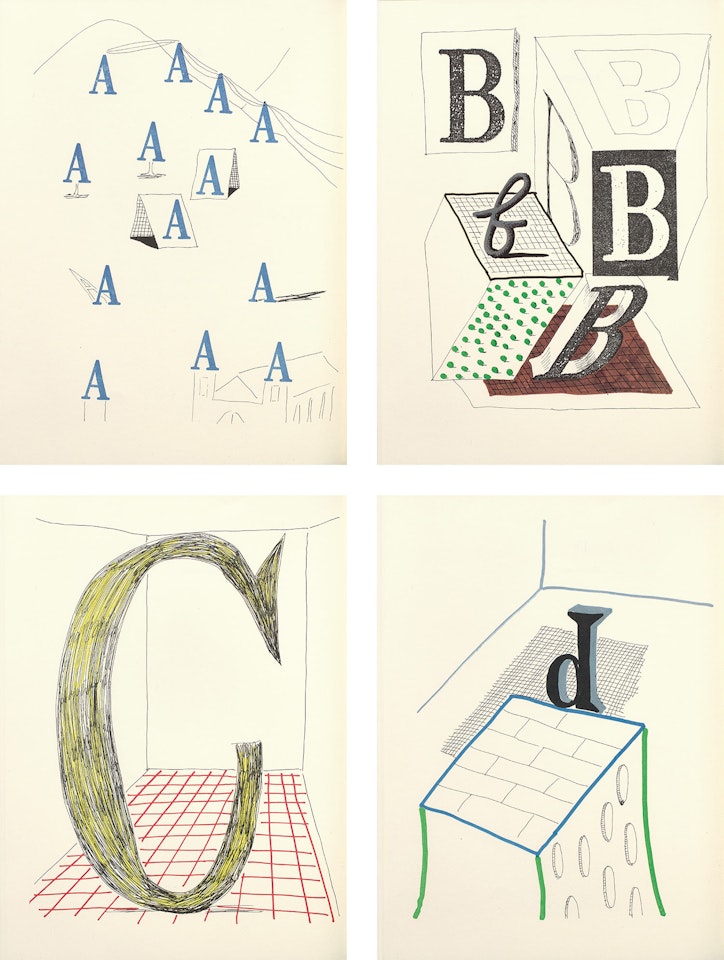 Hockey's Alphabet by David Hockney
