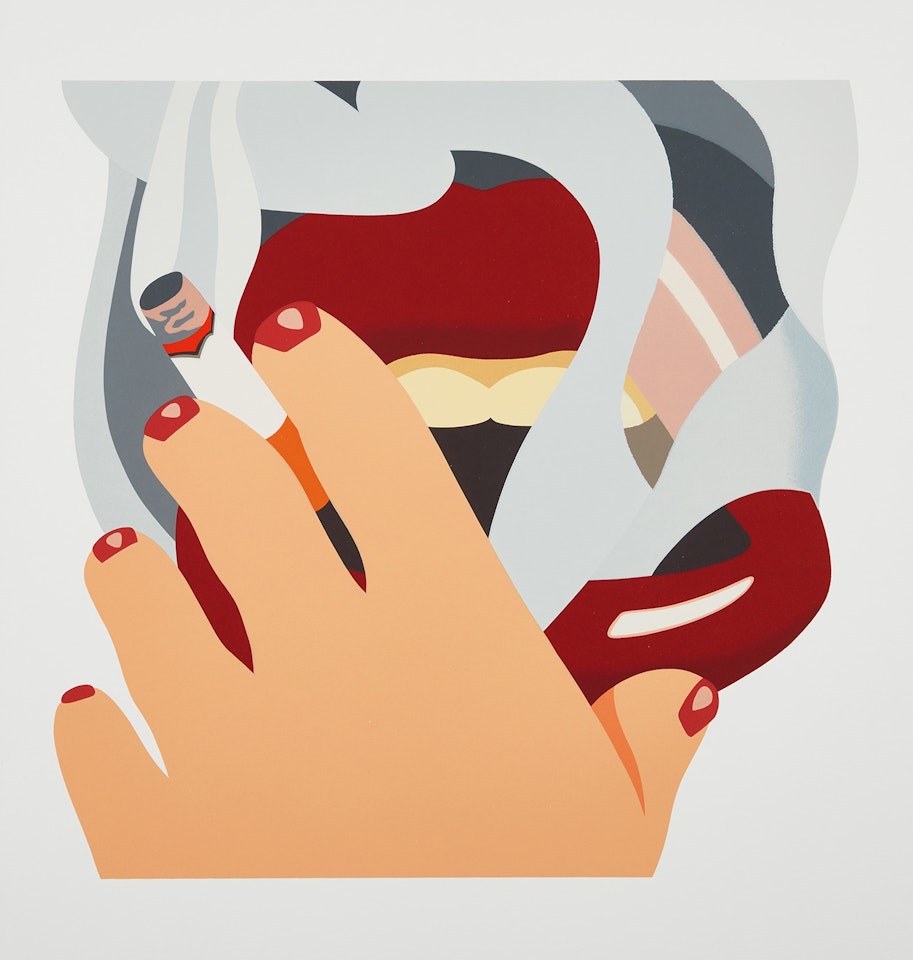 Smoker, from An American Portrait 1776-1976 by Tom Wesselmann