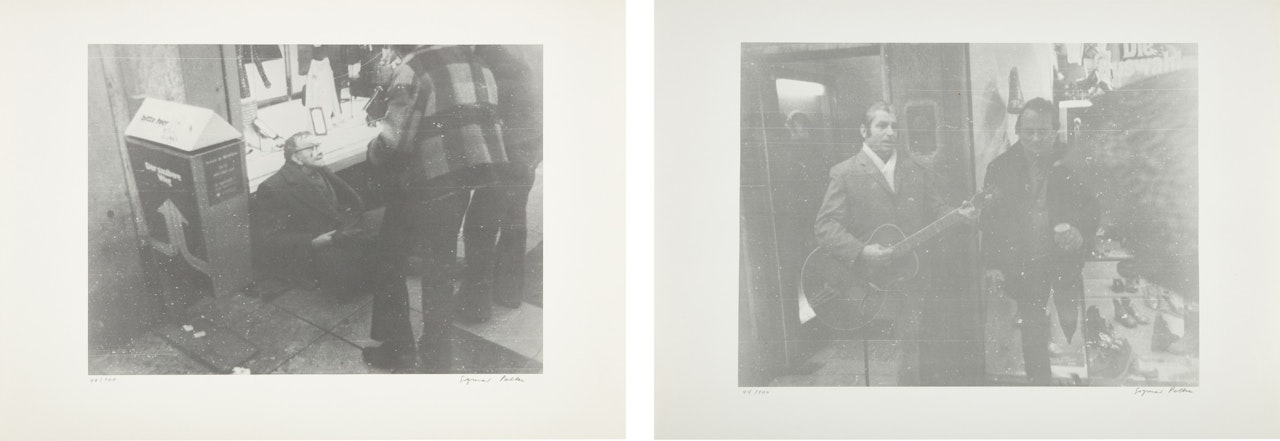 Kölner Bettler (Cologne Beggar): two plates (B. & O. 24) by Sigmar Polke