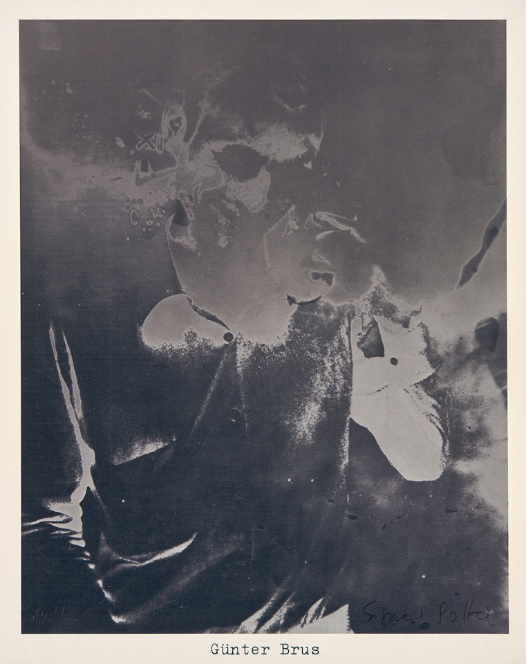Günter Brus, from Menschenbilder 3 (B. & O. 33) by Sigmar Polke