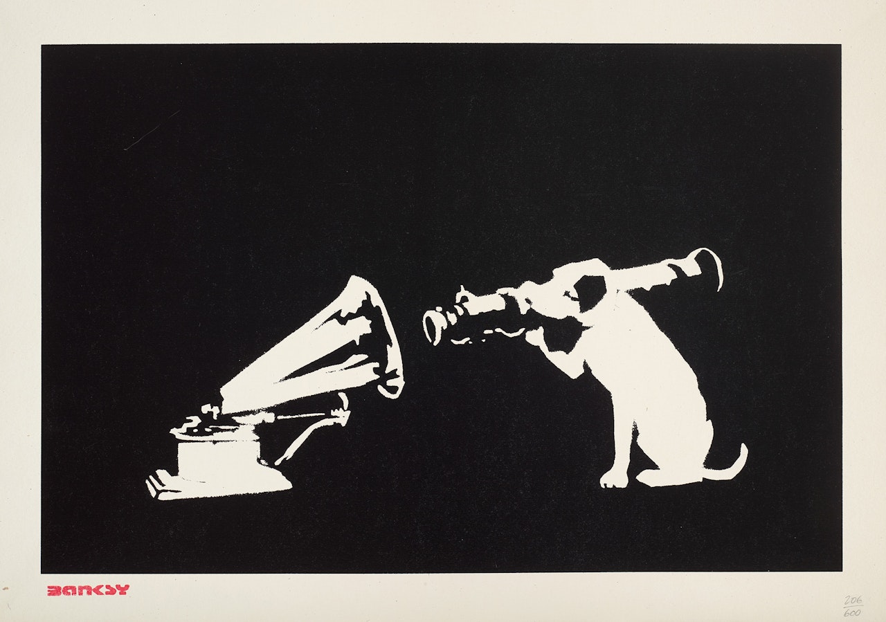 HMV (His Masters Voice) by Banksy