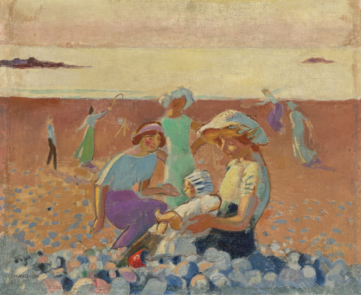 Petite Plage avec Joujou Bonnier by Maurice Denis