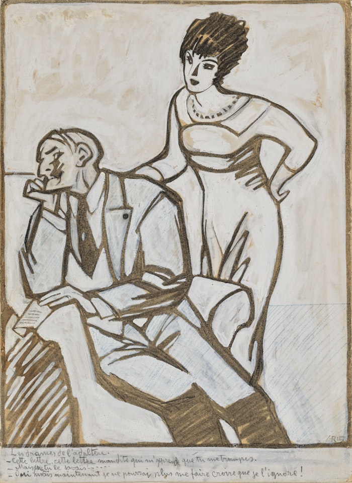 Les Drames de l"adultère by Juan Gris