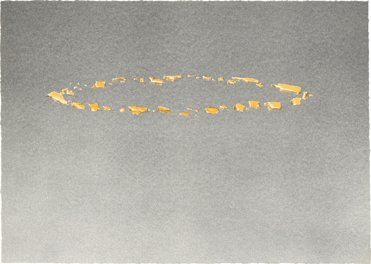Cheese Oval, from Various Cheeses (G. 723, E. 93) by Ed Ruscha