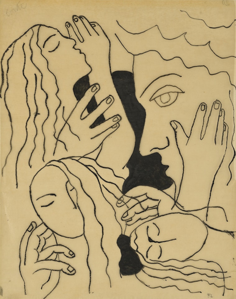 Têtes et mains by Fernand Leger