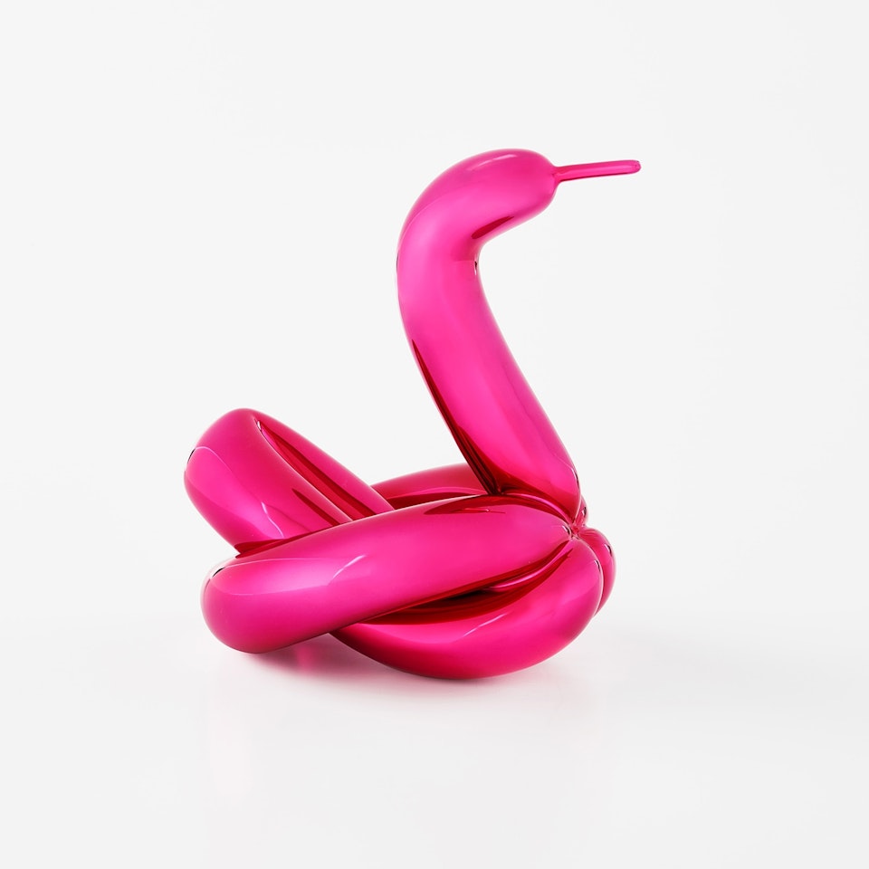 Balloon Swan (Magenta) by Jeff Koons