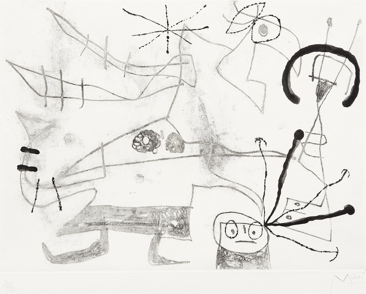 Femme Oiseau by Joan Miró