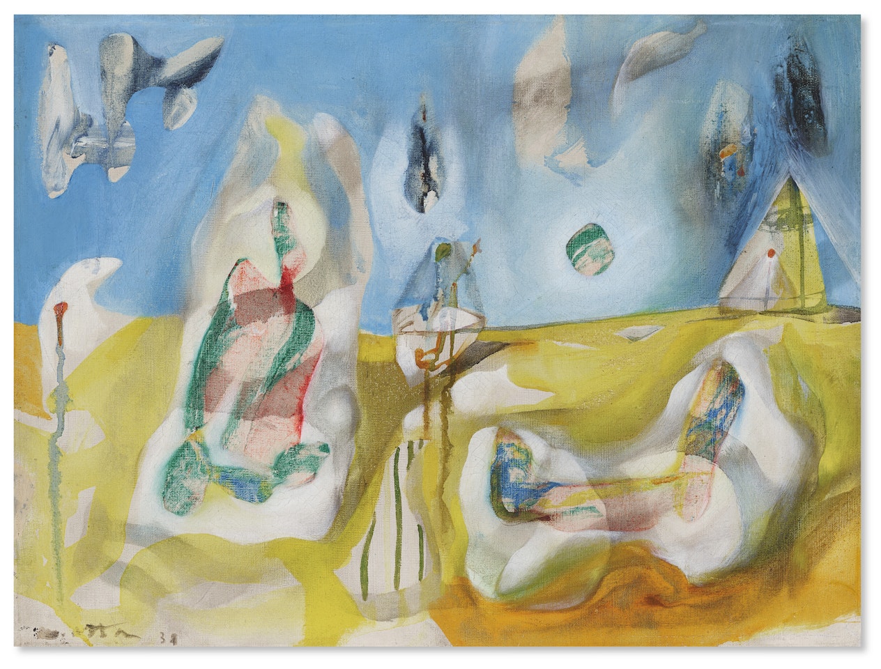 Untitled (from the Psychological Morphology series) by Roberto Matta