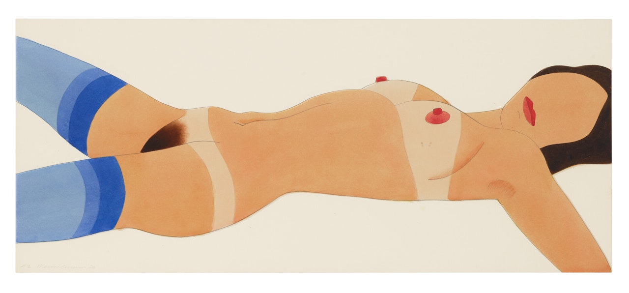 Stockinged Nude by Tom Wesselmann