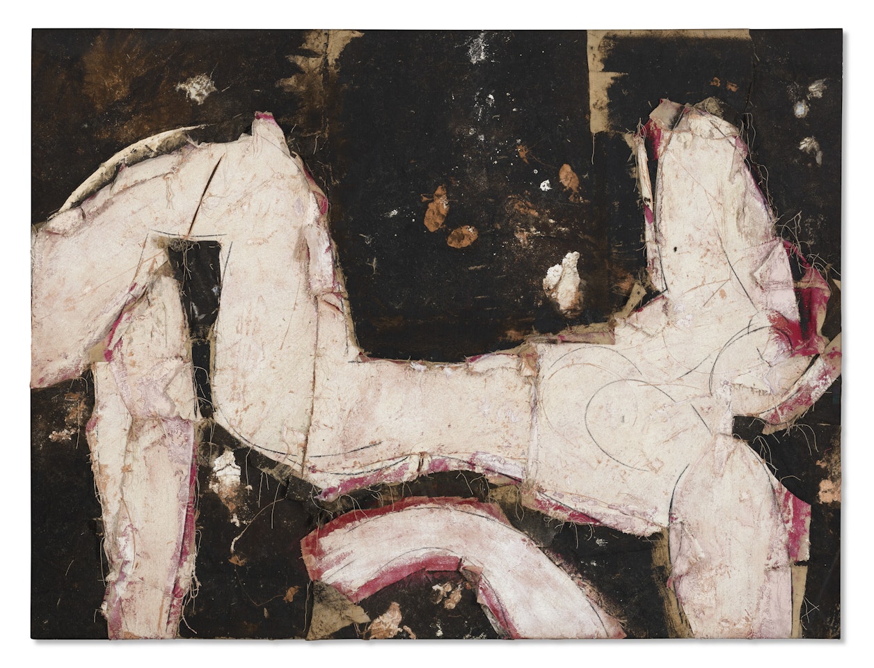 Desnudo en blanco by Manolo Valdés