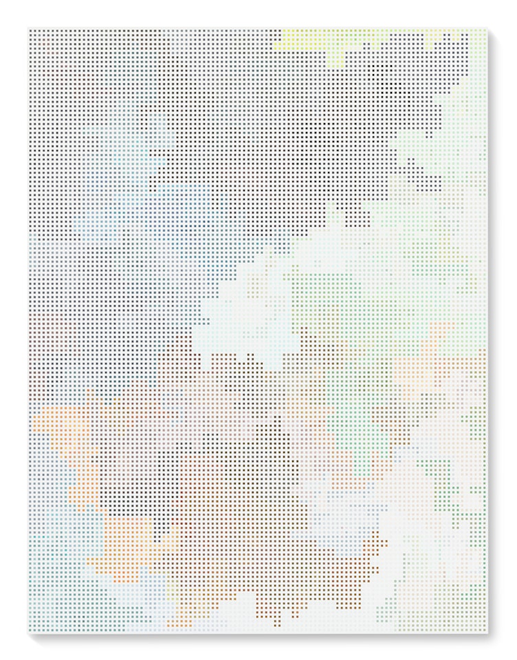 Stochastic Process Painting (14008 steps): Functional Path (Boundry Condition:Double Localization (Fasanenstraße 30) (280.16meters)): //quantized downstairs aggregate (2) by Cheyney Thompson