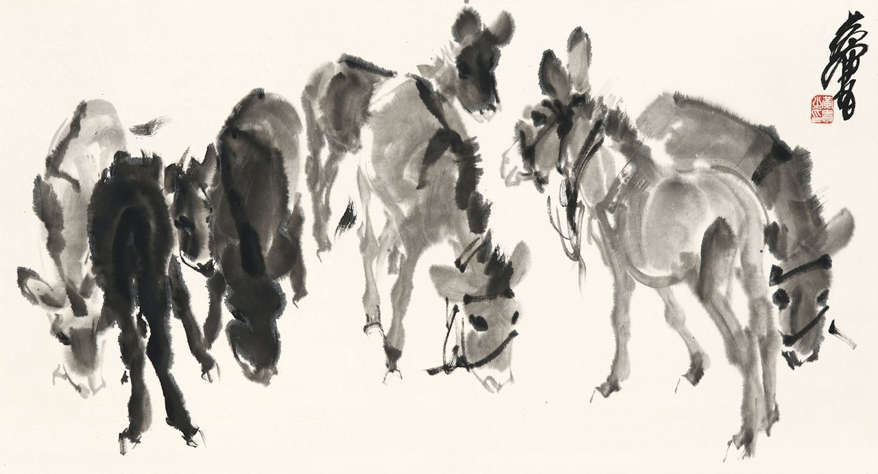 Donkeys by Huang Zhou