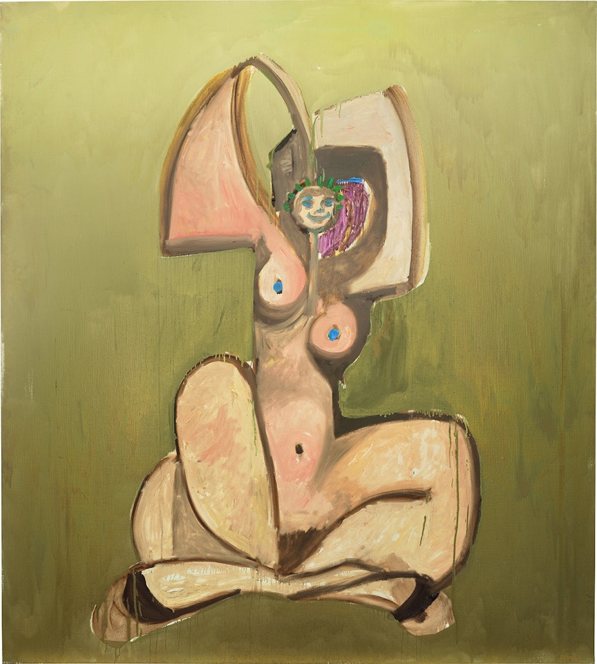 Gold Nude by George Condo