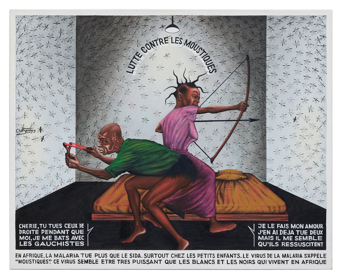 La Lutte Contre les Moustiques by Chéri Samba