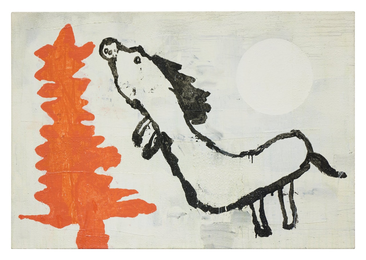 Untitled (Horse) by Donald Baechler