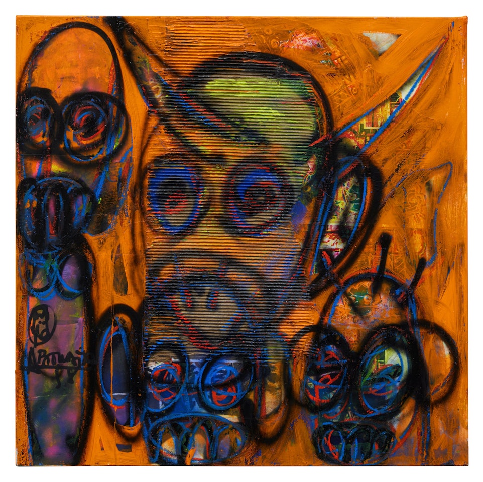 L'homme a la corne by Aboudia Abdoulaye Diarrassouba