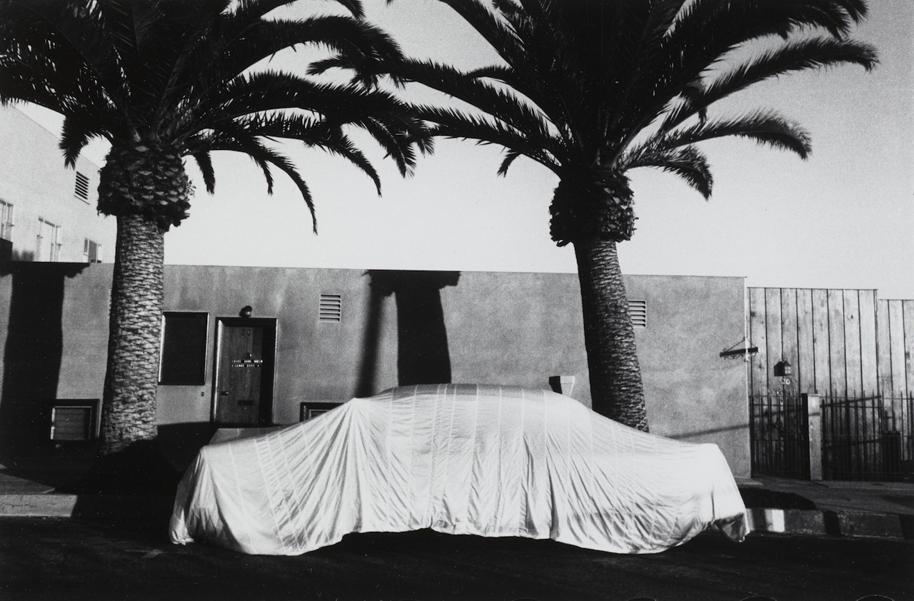 Covered Car, Long Beach, California, -1956 by Robert Frank