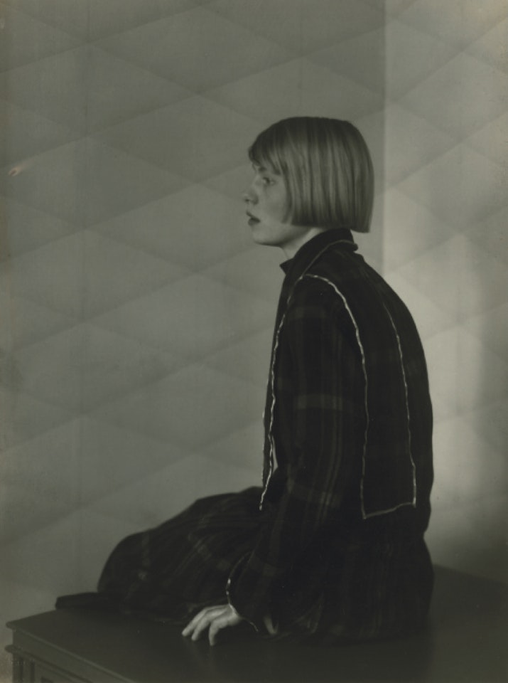 The wife of the architect Heinz Lüttgen, Cologne, c. by August Sander