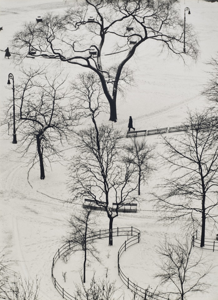 Washington Square, Winter by André Kertész