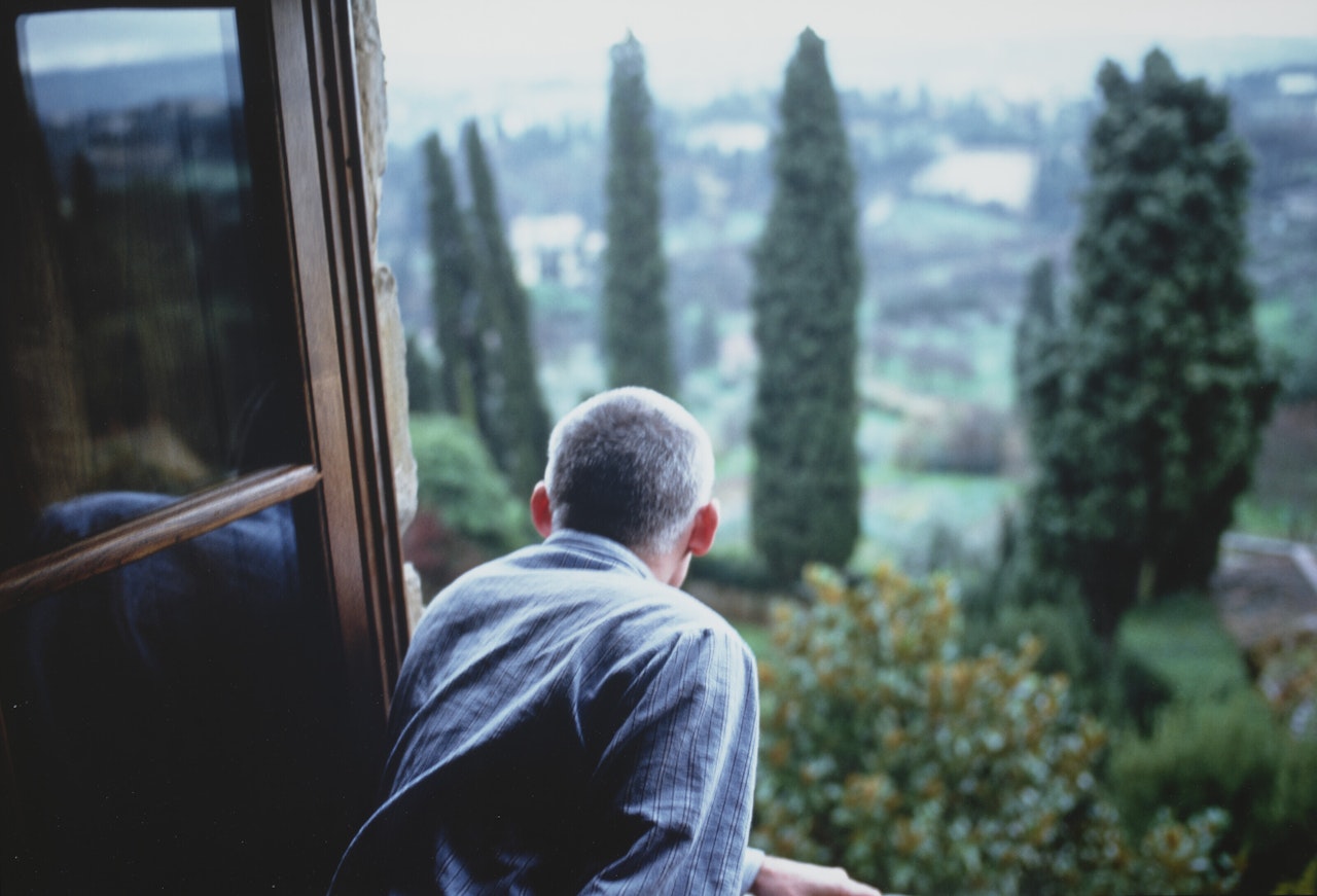 Pawel at the window, Florence by Nan Goldin