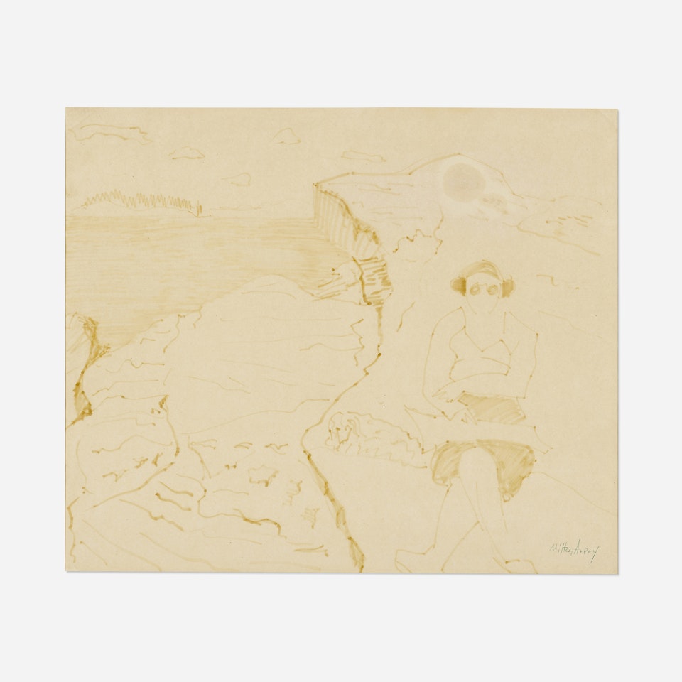 Sketcher by Sea by Milton Avery
